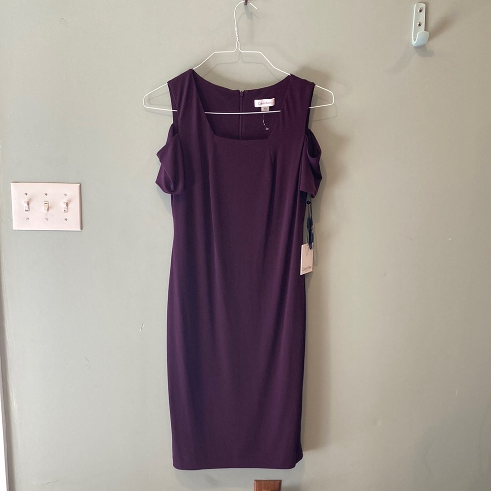 Purple Calvin klein dress size 6